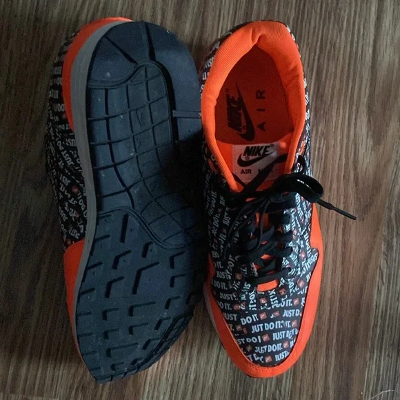 Black and Orange Nike Air Max
